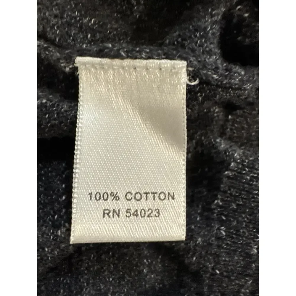 Banana Republic 2011 - Pullover Quarter Zip Sweater - 100% Cotton Men's L Gray